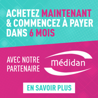 Achetez maintenant et commencez à payer dans 6 mois avec notre partenaire Médidan