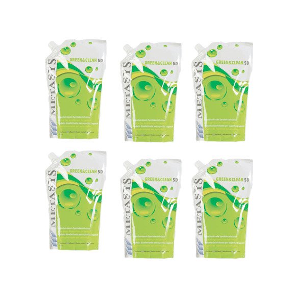 Green & Clean SD - 6 sachets de 750ml Metasys