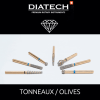 Fraises Diatech Diamant Tonneaux/olives - Blister de 5 fraises / Coltene