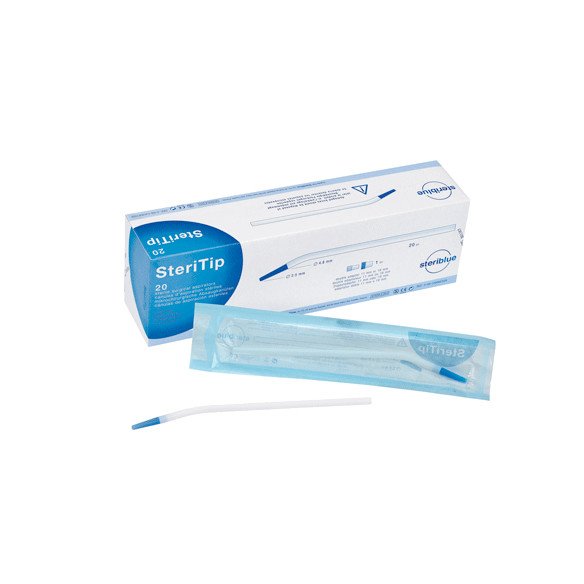 Canule Steritip 20 canules de 2.5mm Steriblue
