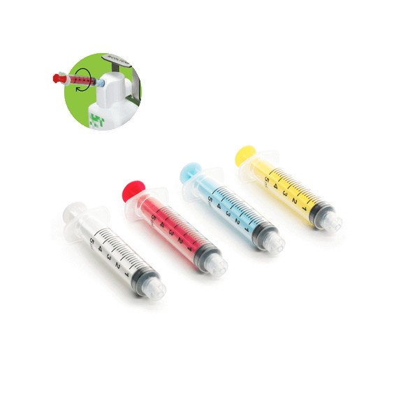CanalPro seringues colorées 50 seringues 5ml ou 10ml Coltene