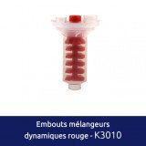 Embouts mélangeurs Dynamiques rouge et jaune 50 embouts Medistock