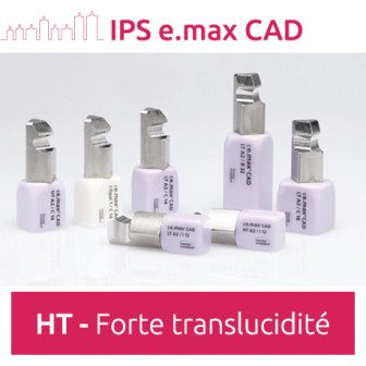 IPS e.max CAD HT (forte translucidité) - 5 blocs Ivoclar Vivadent