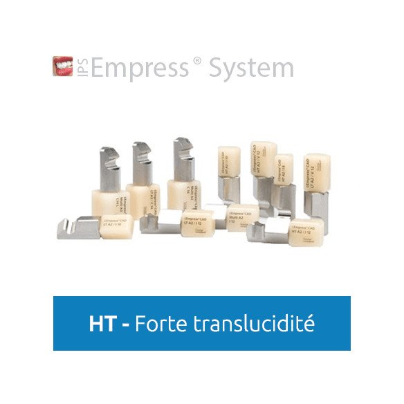 IPS Empress CAD HT (forte translucidité) - 5 blocs Ivoclar