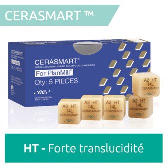 Cerasmart270 HT à forte translucidité 5 blocs GC