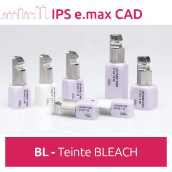 IPS e.max CAD BL (teinte bleach) - 5 blocs Ivoclar Vivadent