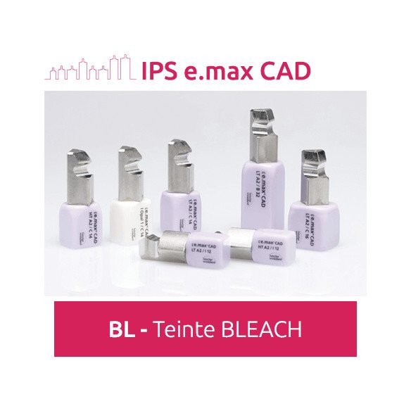 IPS e.max CAD BL (teinte bleach) - 5 blocs Ivoclar Vivadent