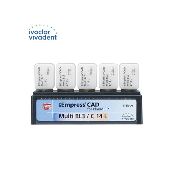 IPS Empress CAD MULTI BL (teinte bleach) - 5 blocs  Ivoclar