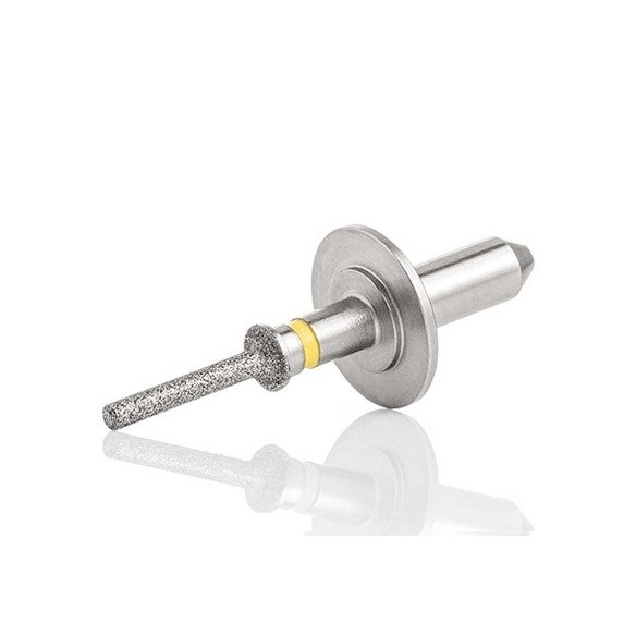 Fraises PlanMill forme ellipse jaune 60microns 6 fraises Planmeca