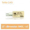 Telio CAD LT (faible translucidité) dimension B40L - 3 blocs Ivoclar