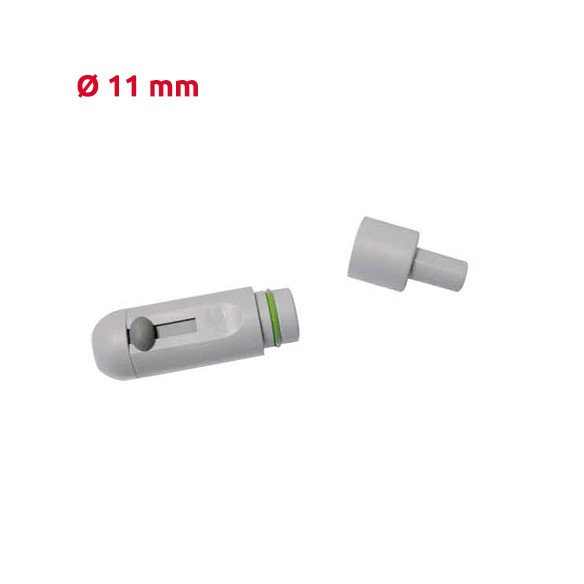 Embout d'aspiration pièce à main gris Diamètre 11mm Cattani