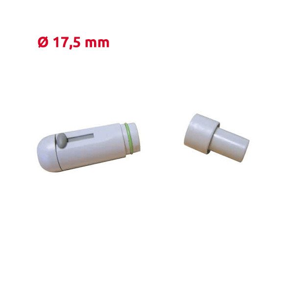 Embout d'aspiration pièce à main gris Diamètre 17,5mm Cattani