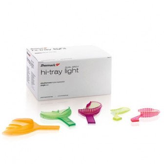 Porte empreintes Hi Tray Light Dual Arch Antérieur - 30u Zhermack
