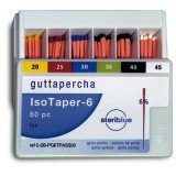 Pointes Gutta ISO Taper 60u Steriblue