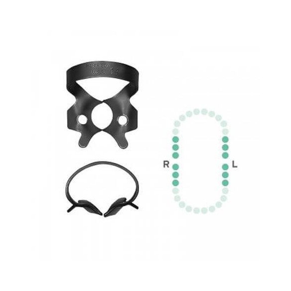 Crampon à Digue Blackline molaire Hu Friedy