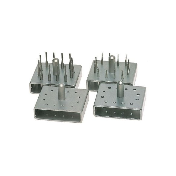 Blocs Porte Fraises MX (6FG + 6CA) Nichrominox