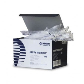 Brosse à dents à usage unique avec dentifrice - 100pces Hager Werken