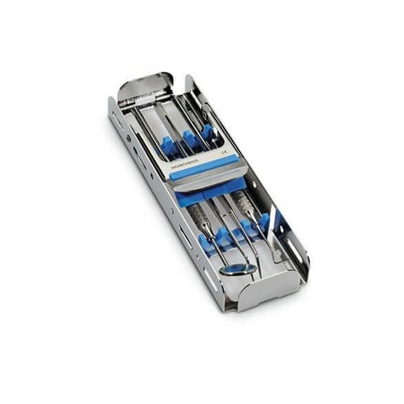 Easy Tray 18x5 3 instruments 1/6 DIN Nichrominox