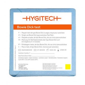 Test Bowie Dick boîte de 20 tests Hygitech