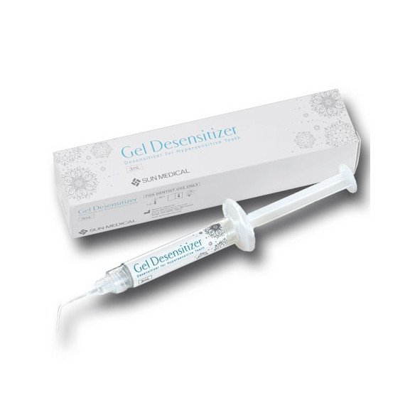 Gel Desensitizer 1 seringue 3ml + 10 embouts Sun Medical