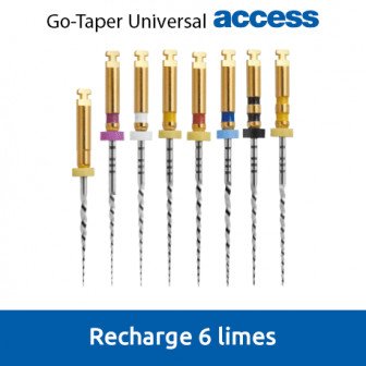 Go-Taper Universal recharge de 6 limes Access
