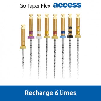 Go-Taper Flex -recharge de 6 limes Access