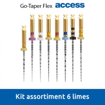 Go-Taper Flex - kit assortiment de 6 limes Access