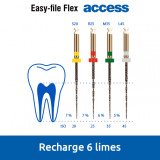 Easy-File Flex -recharge de 6 limes Access