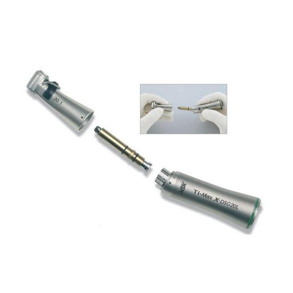 Contre-angle Ti-Max X-DSG20L bague verte chirurgie implantaire NSK