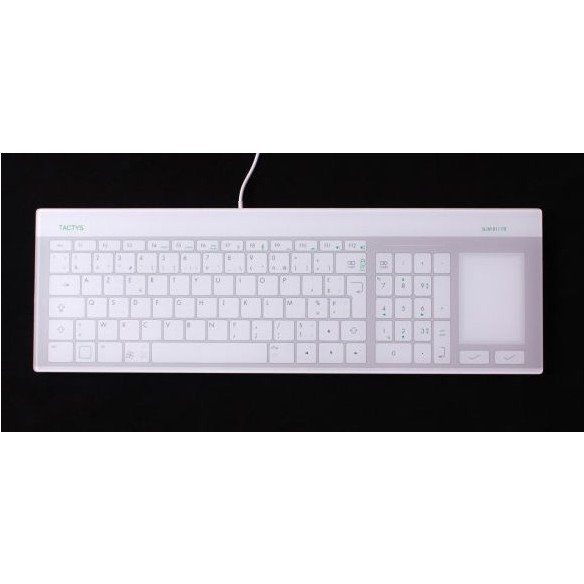 Clavier médical tactile lavable SLIM - Tactys