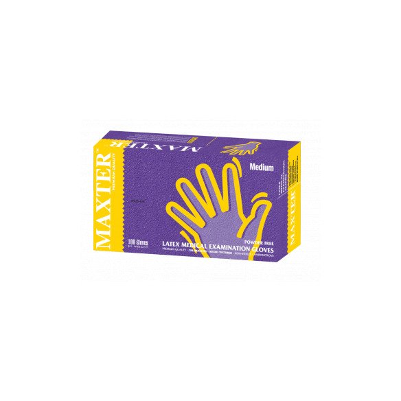 Gants Latex Non Poudrés Maxter
