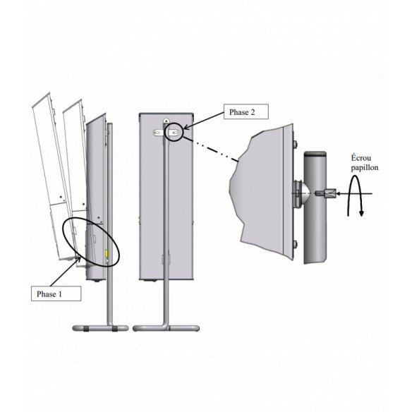 Pied pour Sterilair Pro Tecno-Gaz