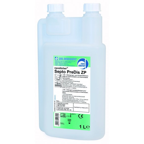 Détergent pré-désinfectant Neodisher Septo Predis ZP Dr Weigert