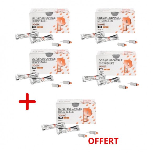 Fuji Plus Capsules - Boite de 50 GC 4 boites achetées + 1 offerte