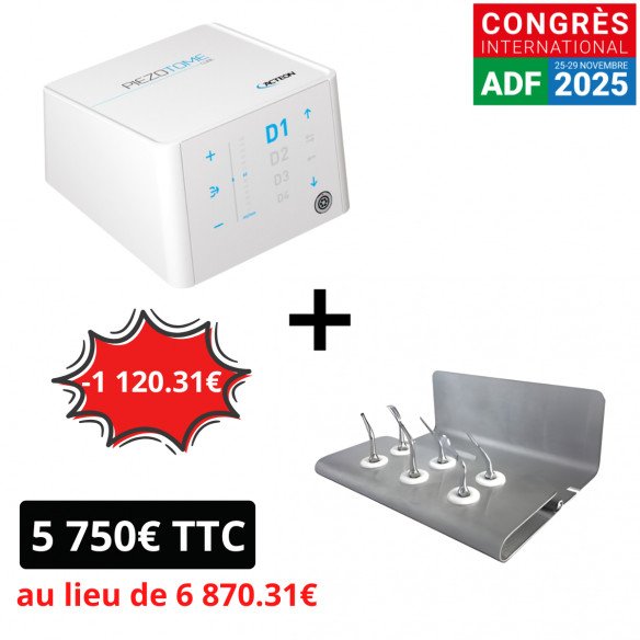 Pack PIEZOTOME CUBE Acteon + 1 Kit d’accessoires supplémentaire