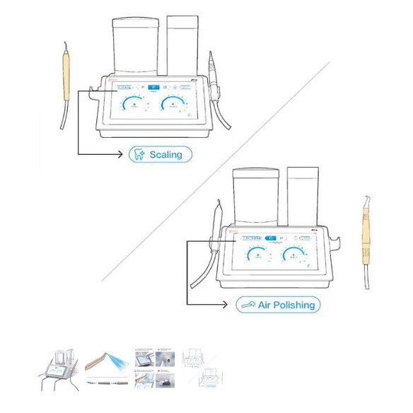 Combiné Détartreur/aéropolisseur PT-B