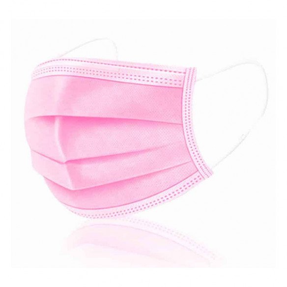 Masque de chirurgie à élastiques Mask+ 50u Medistock - Masque médical type IIR