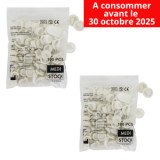 Doigtiers latex non stériles - Boite de 100  Medistock